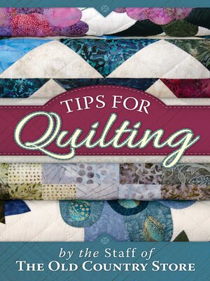 cover image of Tips for Quilting